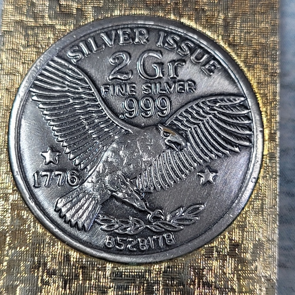 Vintage Silver Issue Gold Money Clip - Picture 3 of 6